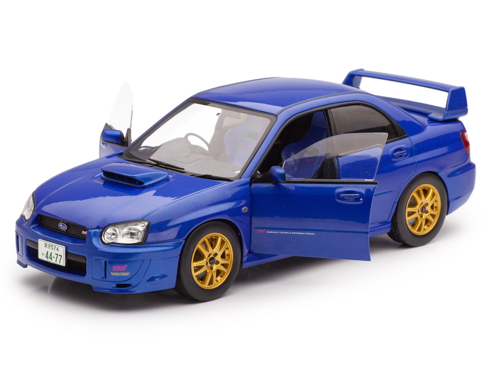 Subaru Impreza WRX STI 2003 sonic blue 1:18 Solido