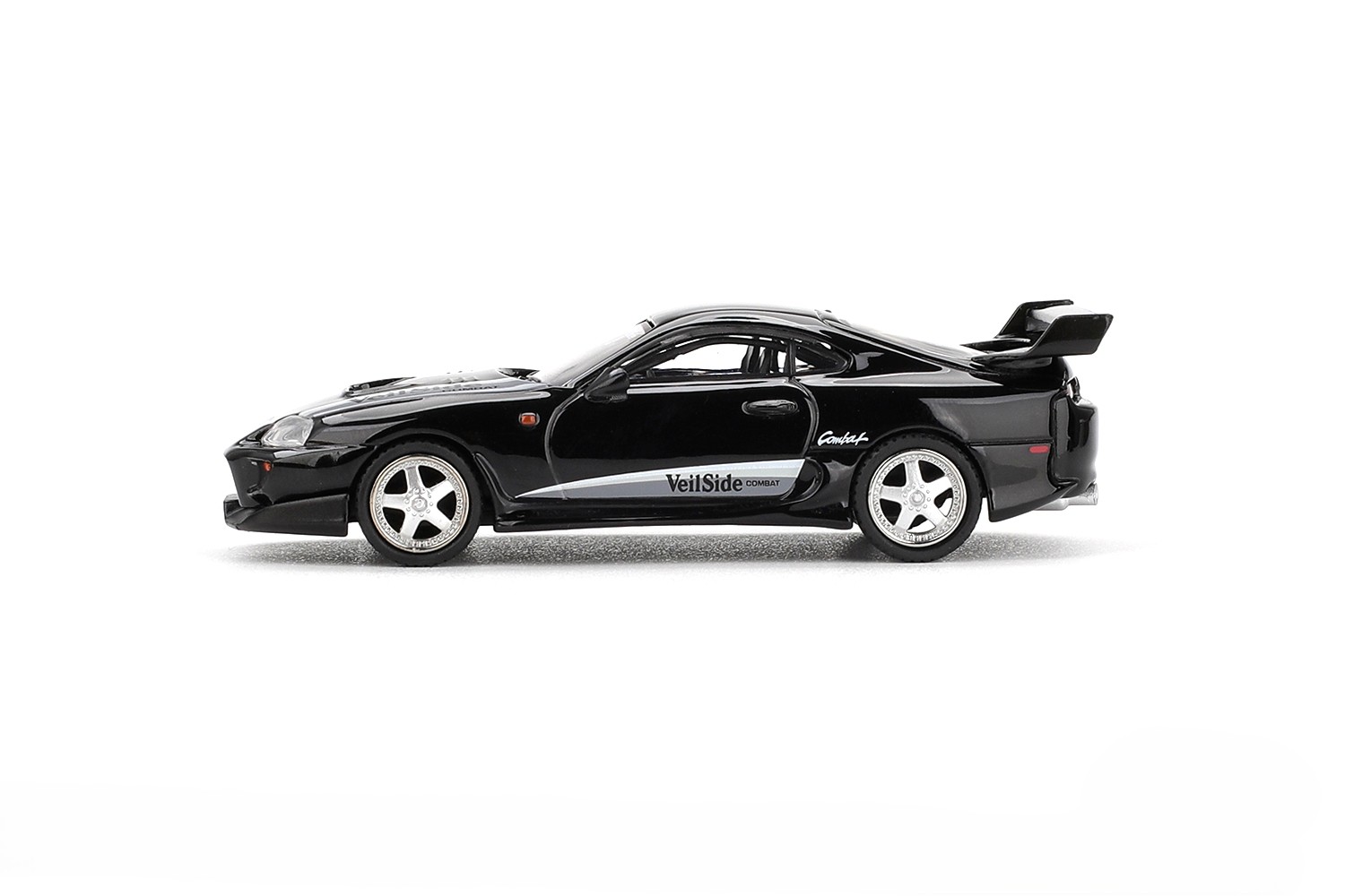 Toyota Supra MK4 (A80) 2011 Veilside Combat V-II black 1:64 Mini GT