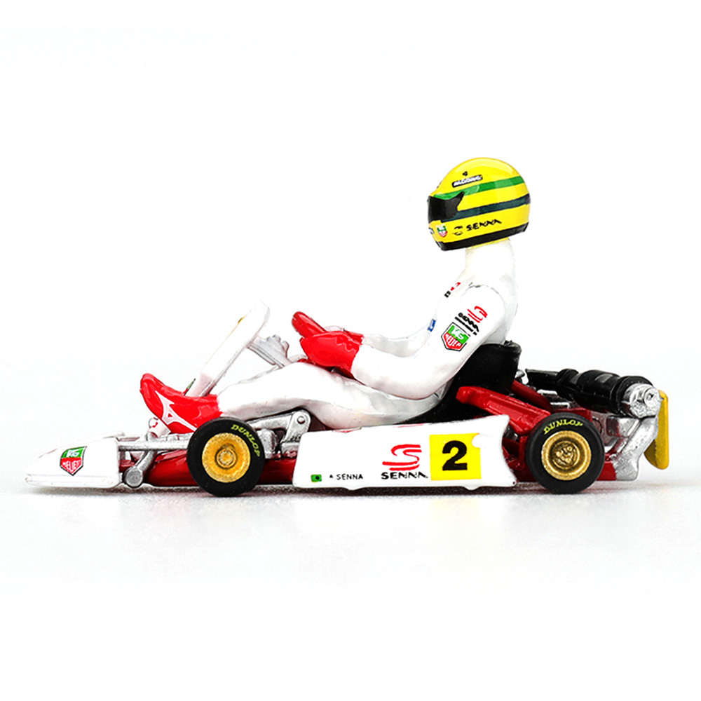 Senna Kart Formula K #2 A. Senna da Silva Masters Of Paris-Bercy 1993 With Blister Packaging 1:64 Mini GT