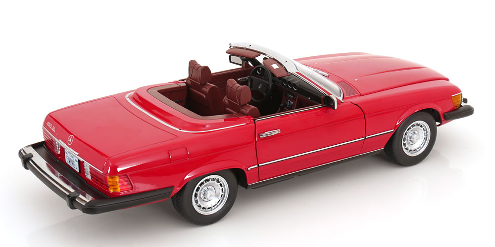 Mercedes-Benz 450SL R107 USA 1979 *Dallas* TV-Series red 1:12 KK Scale