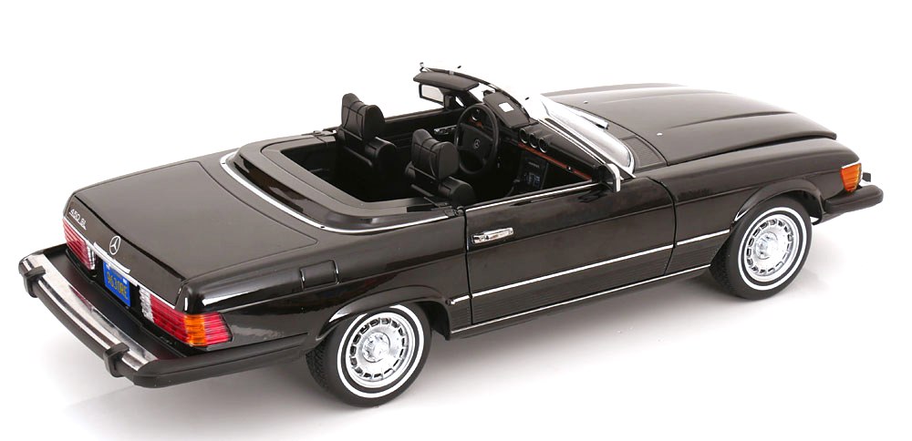 Mercedes-Benz 450SL R107 USA 1979 *American Giggolo* black 1:12 KK Scale