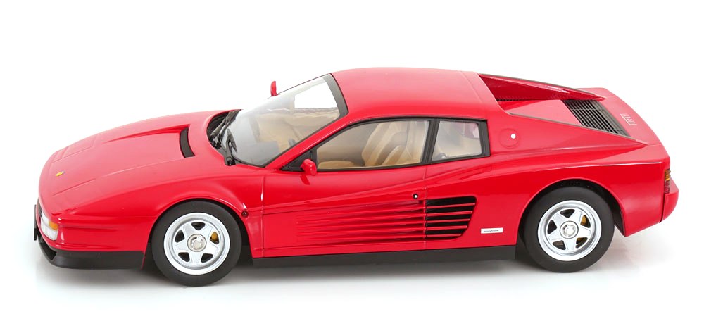 Ferrari Testarossa 1986 red/beige interior 1:18 KK Scale