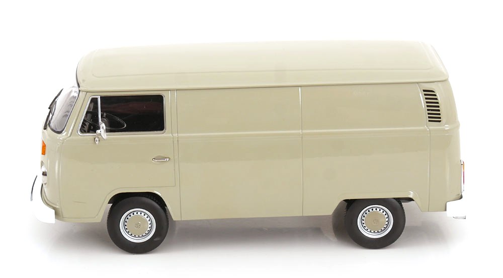 Volkswagen T2b Delivery Van 1972 light grey 1:18 KK Scale