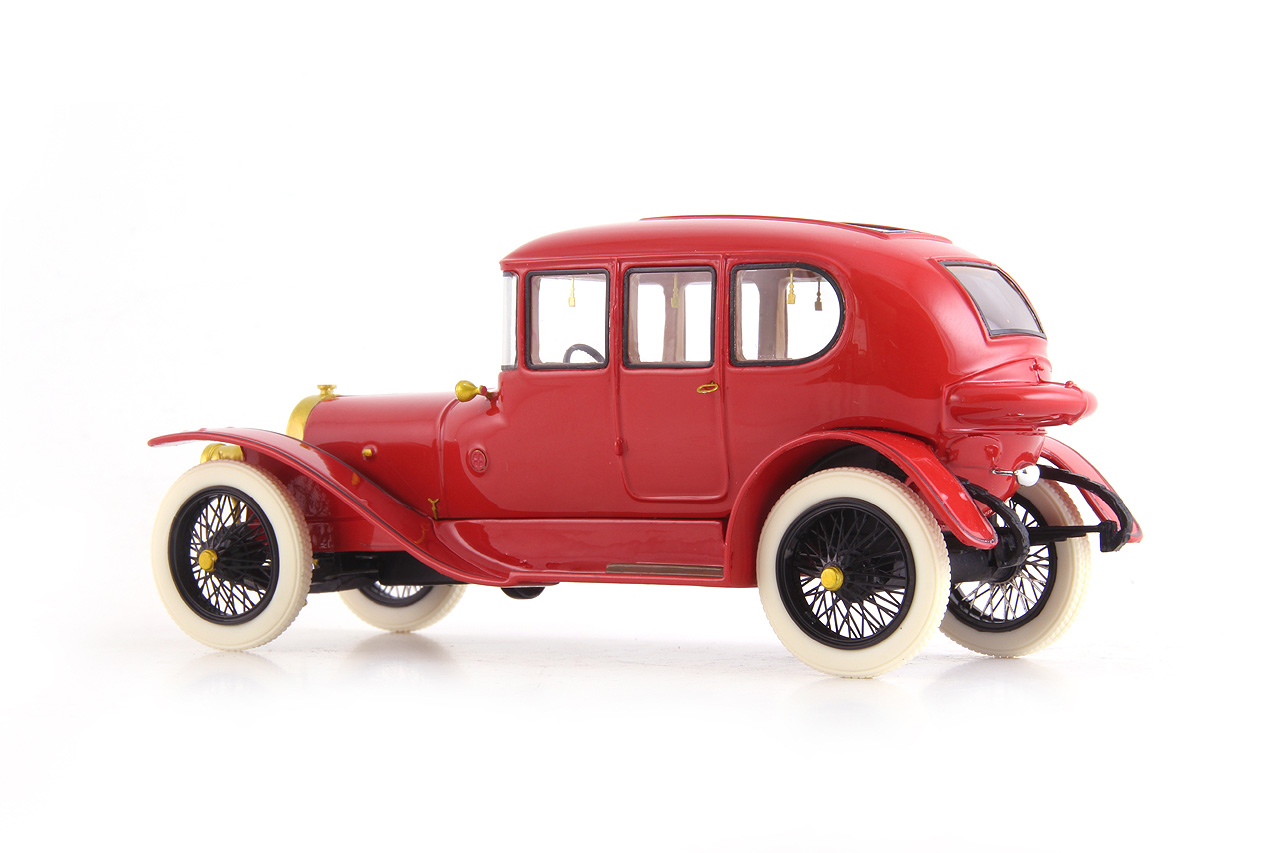 Gregoire 15/22HP Torpille Saloon Alin & Liautard 1912 red 1:43 AutoCult
