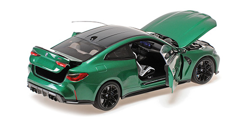 BMW M4 2024 green metallic 1:18 Minichamps
