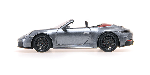 Porsche 911 992.2 Carrera GTS Cabriolet 2024 grey metallic 1:43 Minichamps