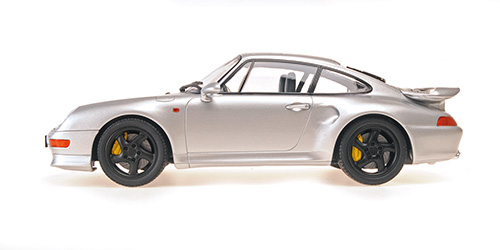 Porsche 911 993 Turbo S 1997 silver 1:18 Minichamps