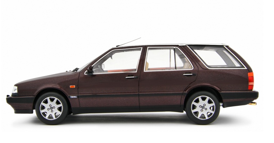Lancia Thema Station Wagon T.D. 1988-92 amaranth 1:18 Laudoracing Model