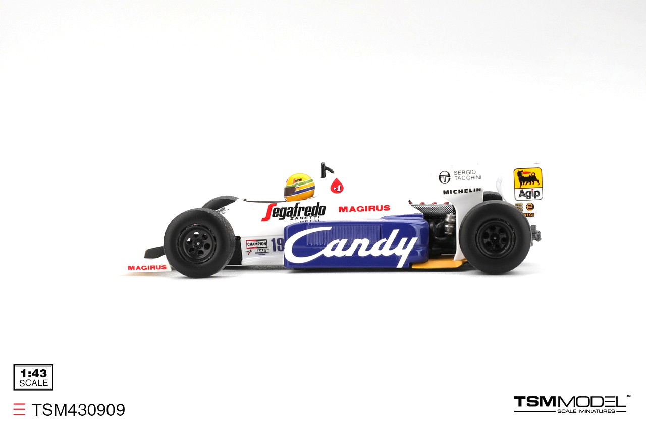 Toleman TG184 #19 A.Senna 2nd Monaco GP 1984 1:43 TSM Model