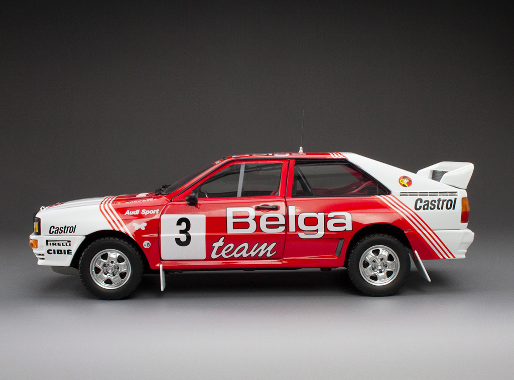 Audi Quattro A1 #3 M.Duez/W.Lux Winner Lotto Haspengouw Rally 1983 1:18 Sun Star