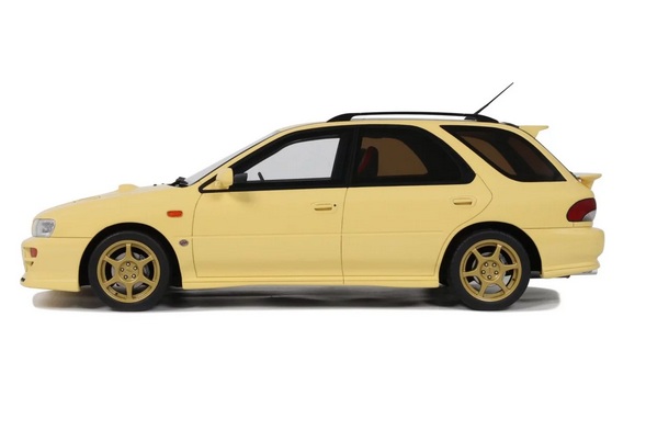 Subaru Impreza WRX STI Version VI Sport Wagon 1999 cashmere yellow 1:18 OttOmobile