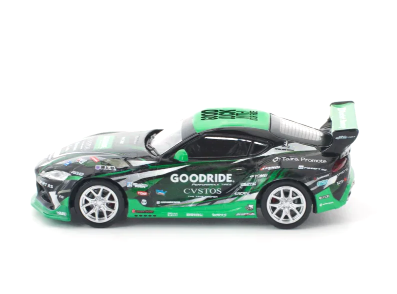 Toyota Pandem GR Supra *Goodride* black/green 1:64 Pop Race