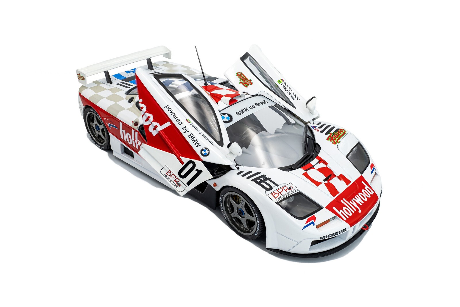 McLaren F1 GTR Short Tail #01 Piquet/Cecotto 2 Horas de Brasilia 1996 1:18 Solido