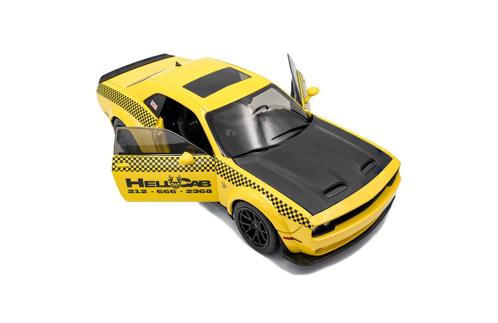 Dodge Challenger SRT Hellcat Redeye Widebody NYC HellCab 2023 yellow/black 1:18 Solido