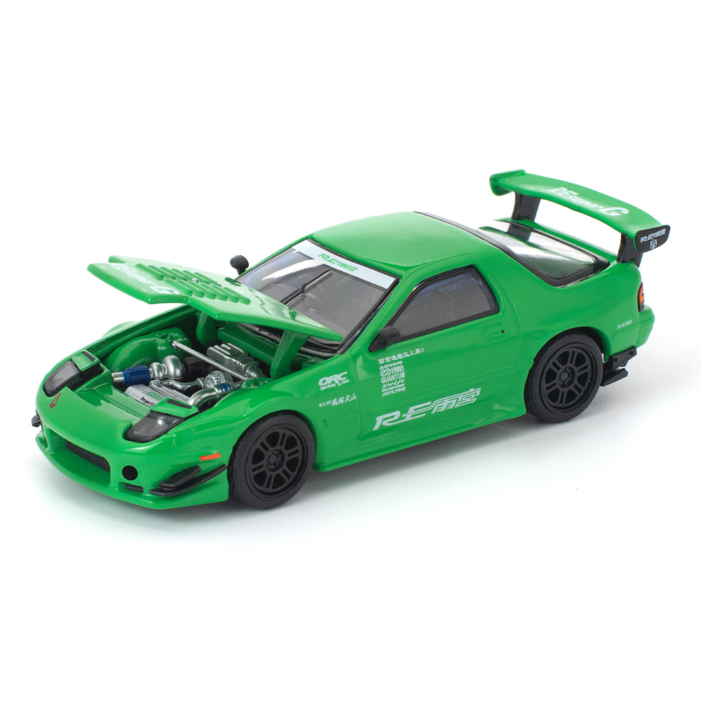 Mazda RX7 (FC3S) Re-Amemiya 2006 green 1:64 Pop Race Limited