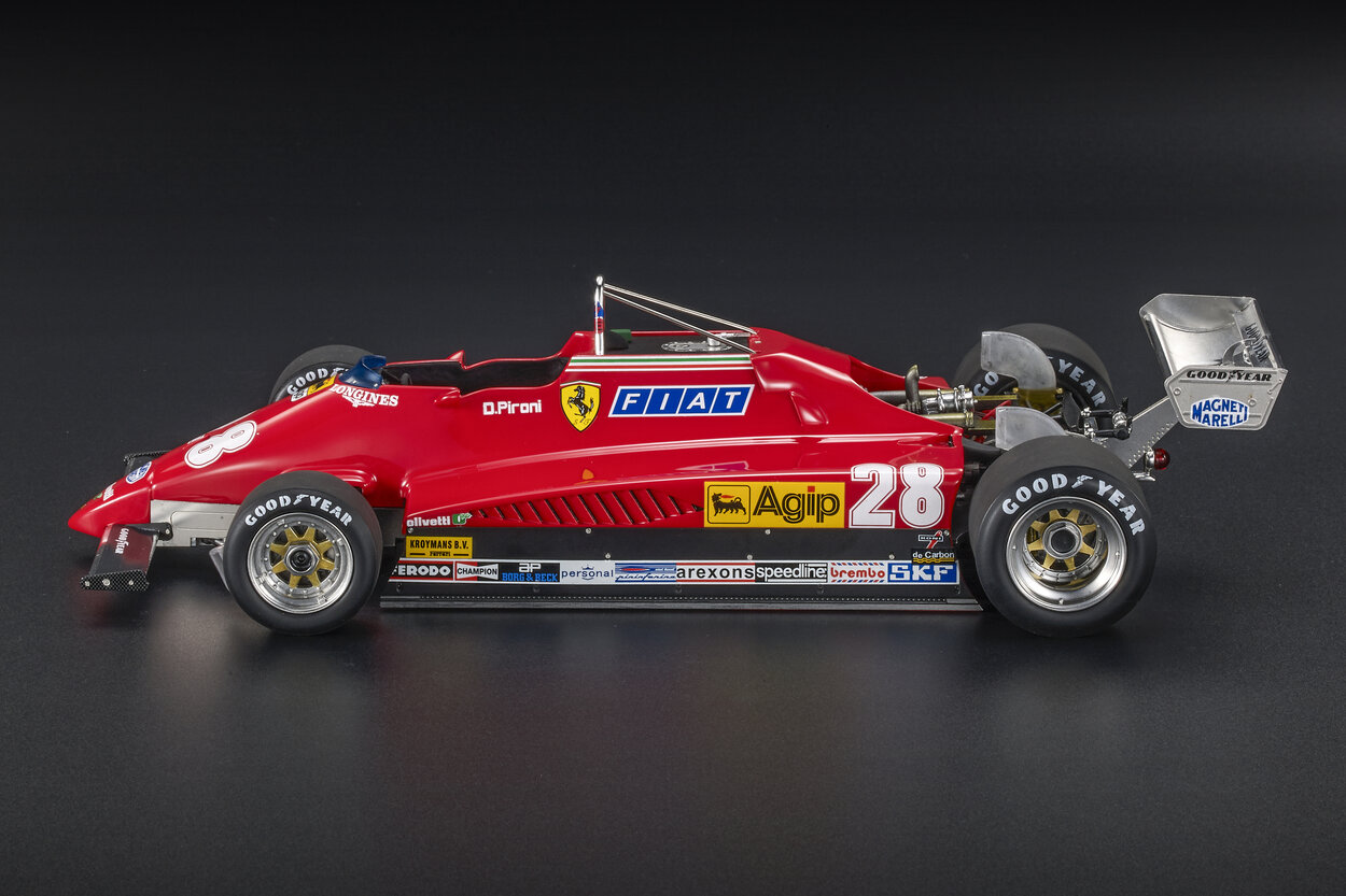 Ferrari F1 126C2 late version #28 D.Pironi Winner Holland Zandvoort GP 1982 1:18 GP Replicas