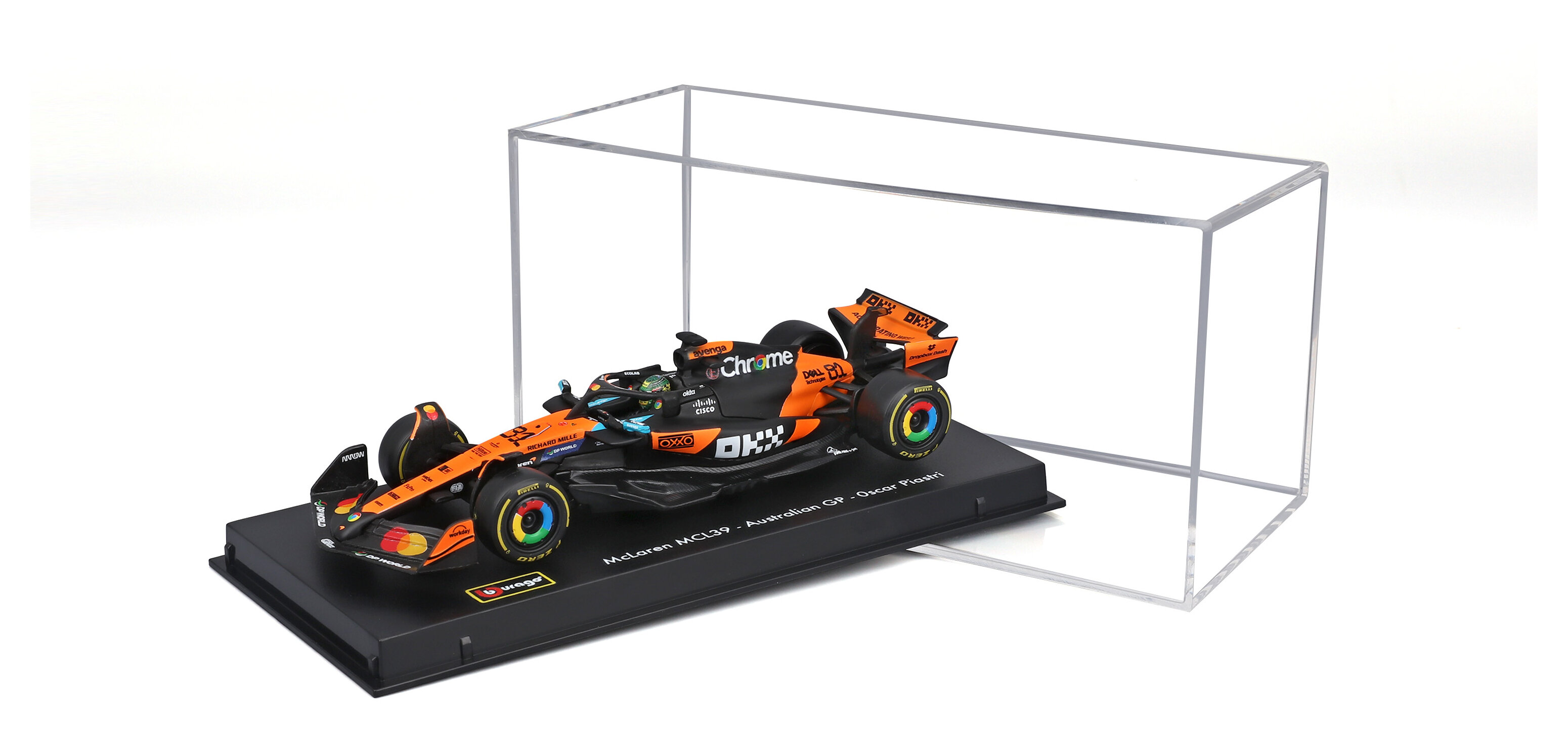 McLaren MCL39 #81 Oscar Piastri 2025 with Helmet 1:43 Bburago