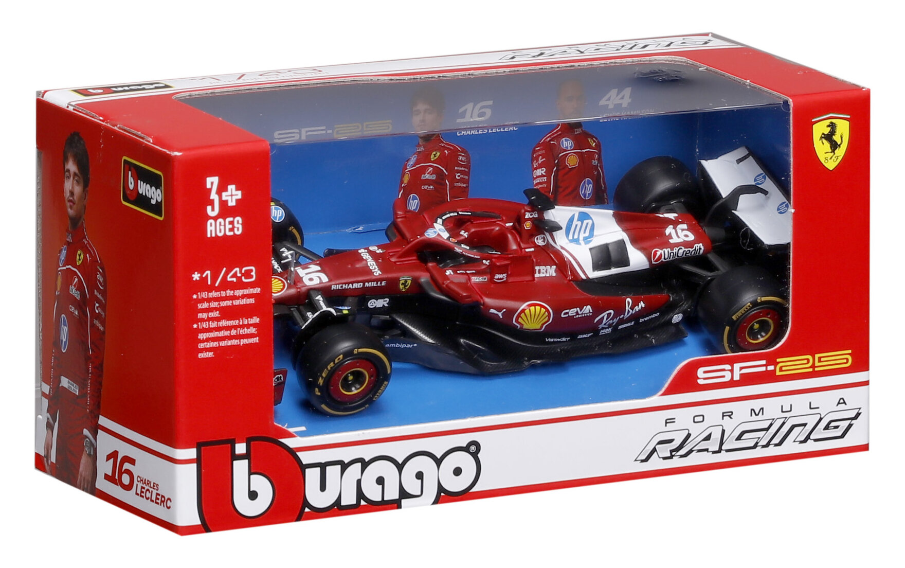 Ferrari F1 #16 C.Leclerc 2025 1:43 Bburago