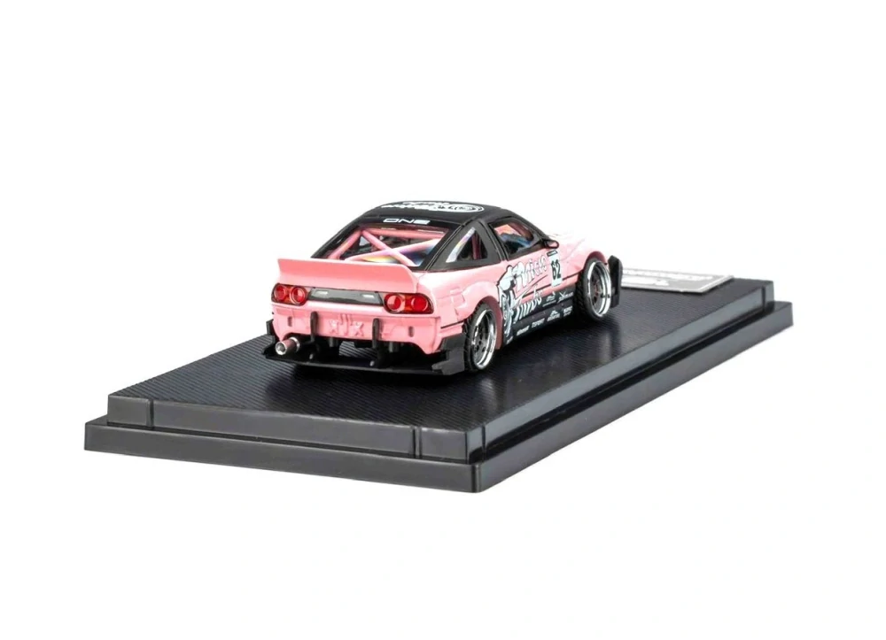 Nissan 180SX *Rocket Bunny* pink 1:64 Microturbo