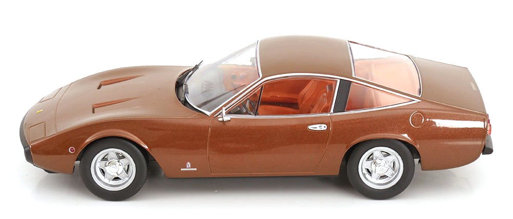 Ferrari 365 GTC4 1971 brown metallic 1:18 KK Scale