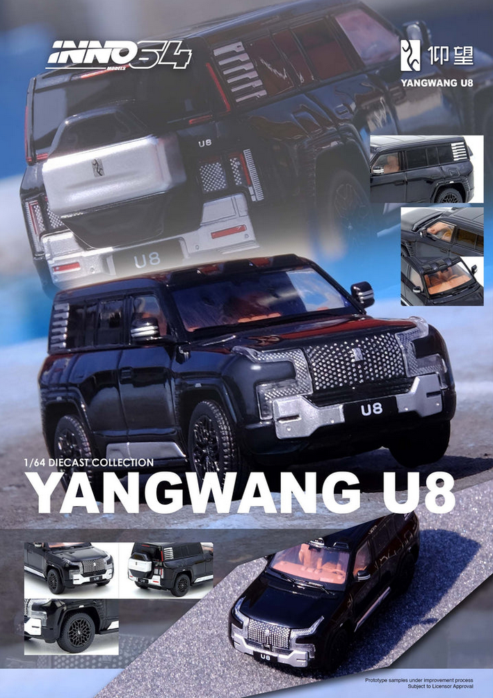 YangWang U8 black 1:64 Inno Models