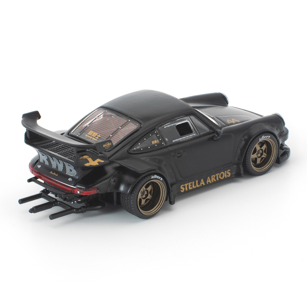 Porsche RWB 930 *STELLA ARTOIS* matte black 1:64 Pop Race Limited