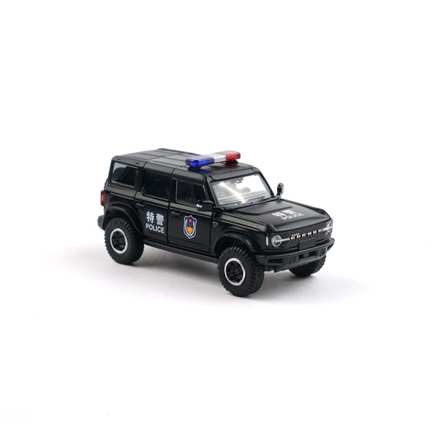 Ford Bronco Gen.6 *State Police* black 1:64 XCartoys