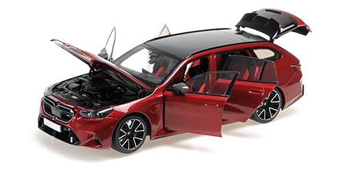 BMW M5 Touring 2024 dark red metallic 1:18 Minichamps