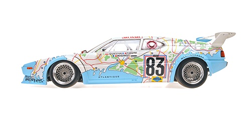 BMW M1 *Carte de France* Team BMW France #83 Quester/Pironi/Mignot 24H Le Mans 1980 1:18 Minichamps