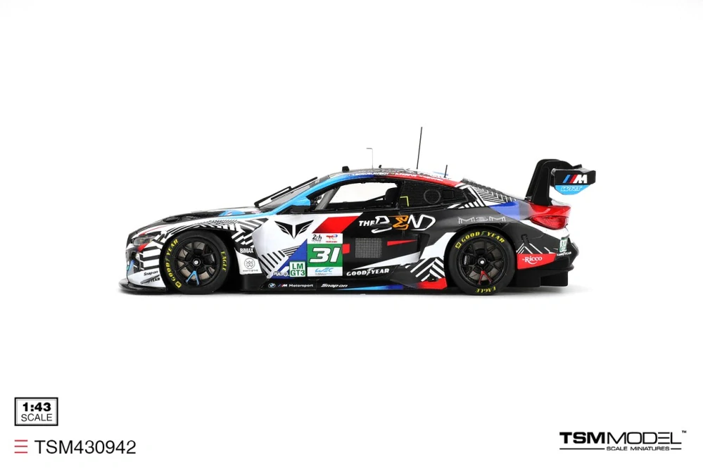 BMW M4 G82 GT3 EVO Team The Bend WRT #31 Boguslavskiy/Farfus/Shahin 24H Le Mans 2025 1:43 TSM Model