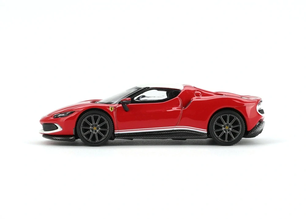 Ferrari 296 GTB Asseto Fiorano F2004 Tribute Livery 2024 red/white 1:64 B.B.R.