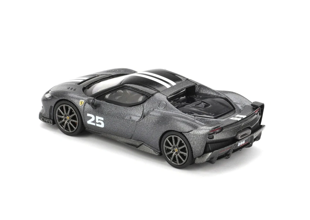Ferrari 296 Speciale 2025 grigio silverstone opaco 2025 1:64 B.B.R.