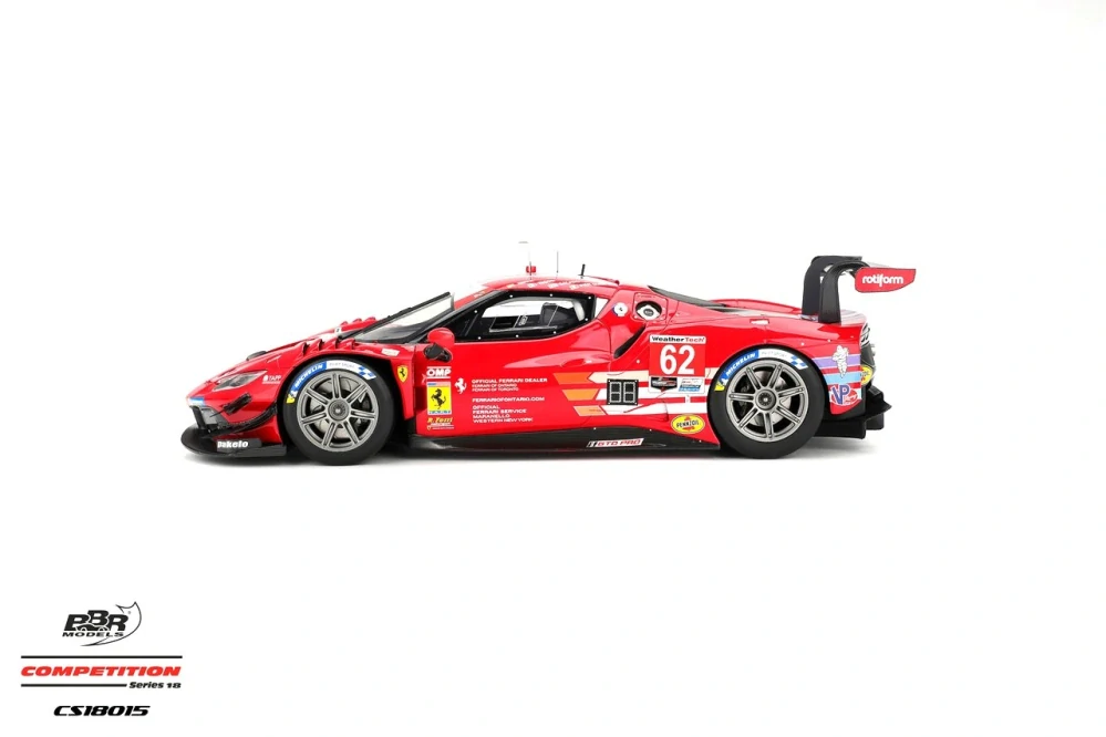Ferrari 296 GT3 #62 A.P.Guidi/Calado/Rigon/Serra IMSA 24H Daytona 2024 1:18 B.B.R.