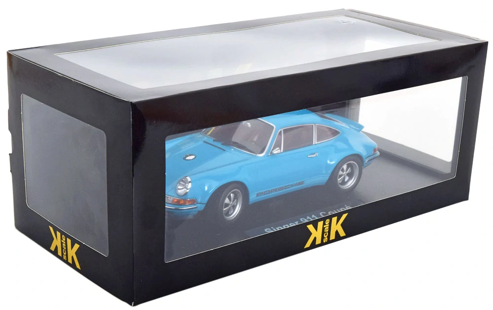Porsche 911 By Singer Coupe 2014 blue 1:18 KK Scale