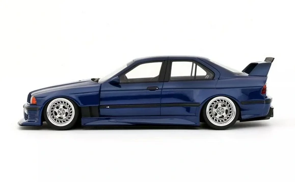 BMW E36 LTO Sedan Turbo Khyzyl Saleem 2023 avus blue 1:18 OttOmobile