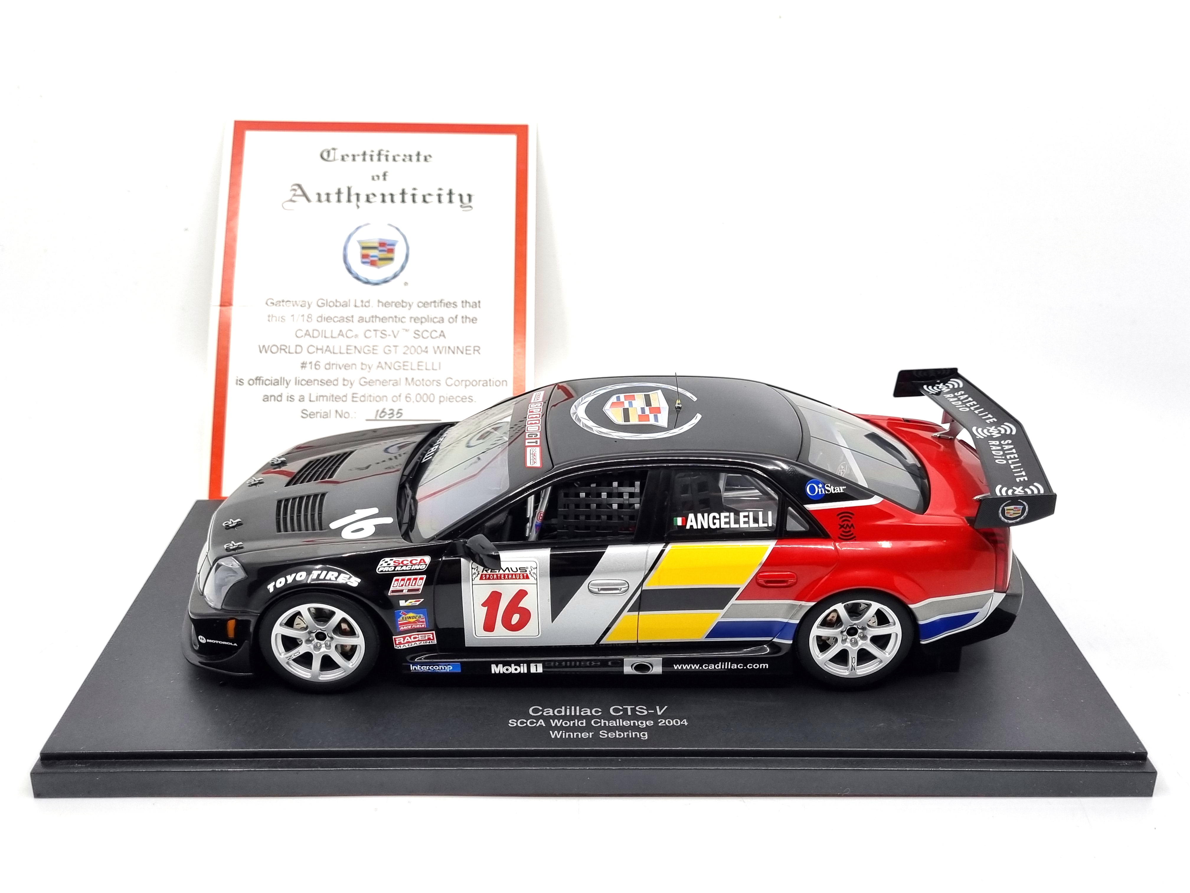 Cadillac CTS-V #16 Angelelli Winner Sebring 2004 1:18 AUTOart
