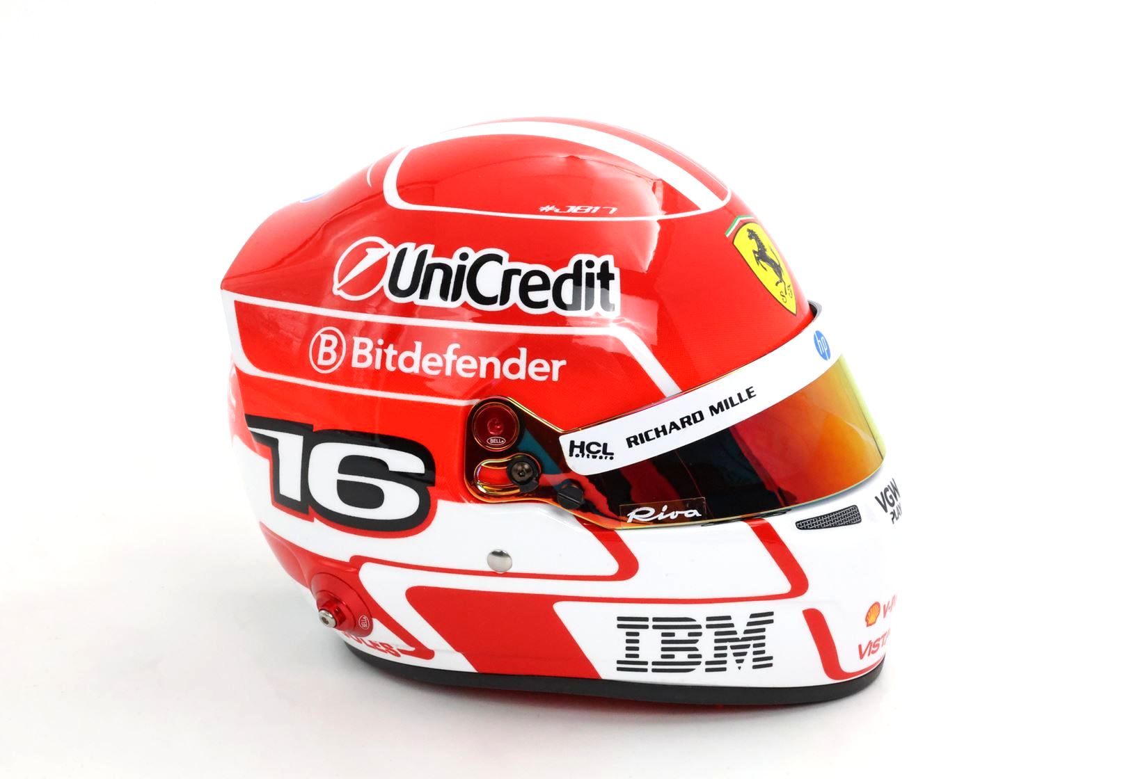 Helmet - Charles Leclerc Scuderia Ferrari 2025 1:2 Bell