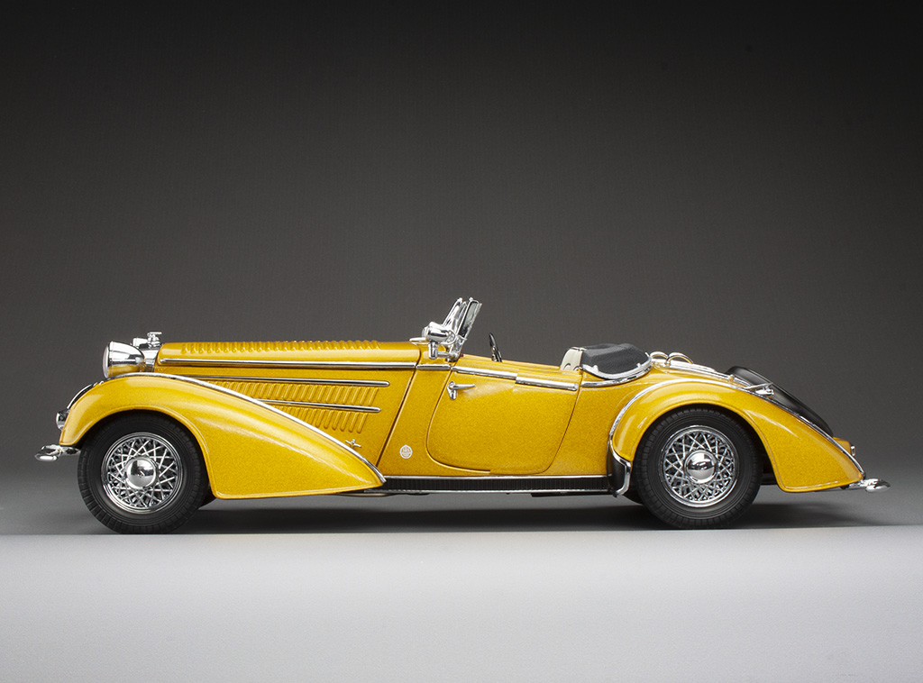 Horch 855 Special Roadster 1939 gold 1:18 Sun Star