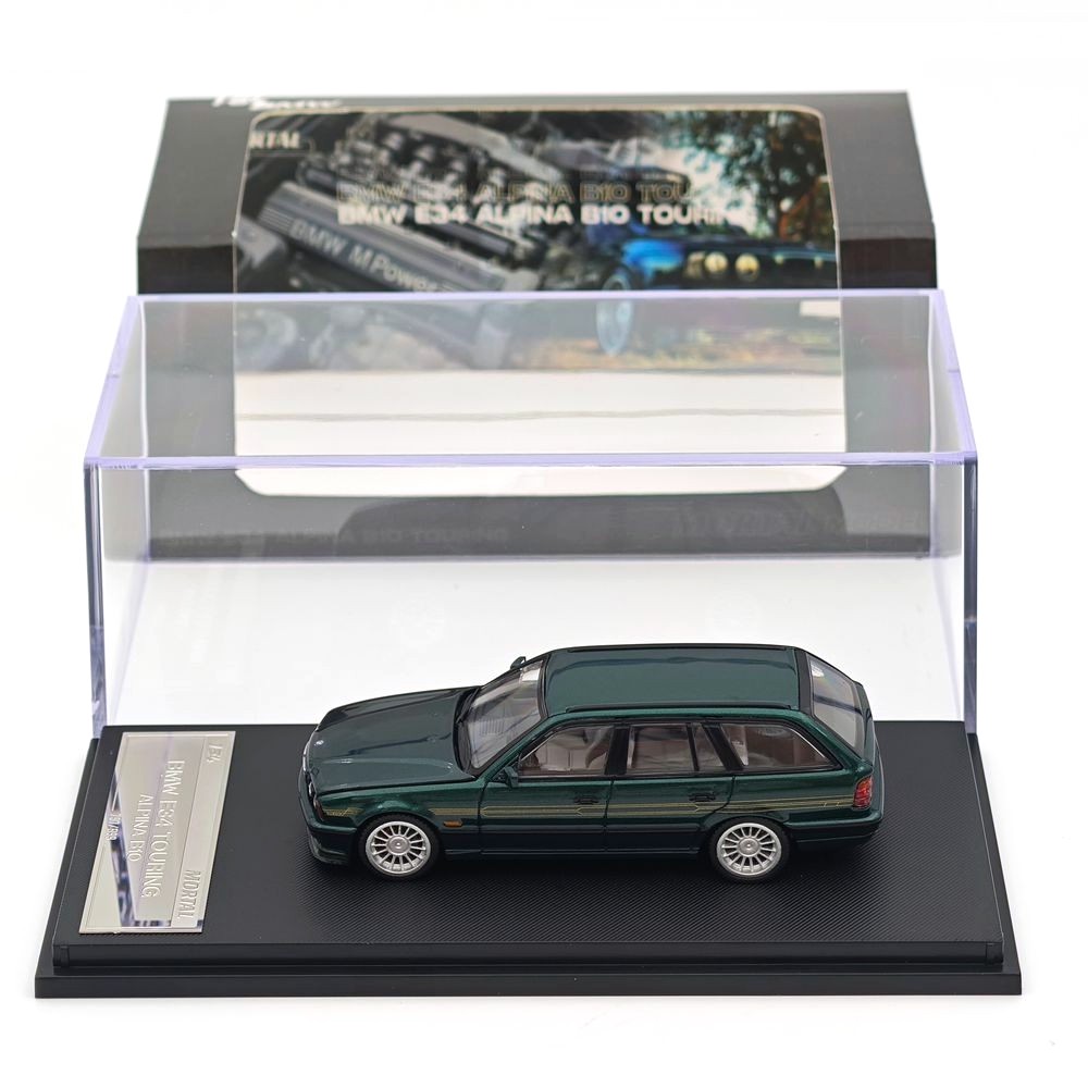 BMW E34 Alpina B10 Touring pearl green 1:64 Mortal Model