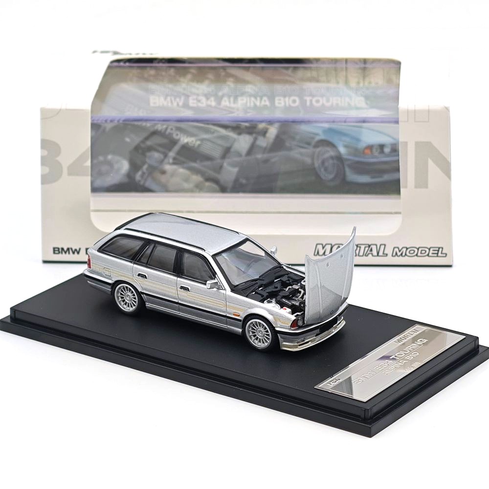 BMW E34 Alpina B10 Touring argent 1:64 Mortal Model