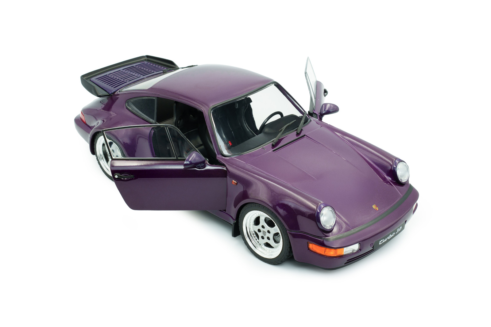 Porsche 911 964 Turbo 1990 violet blue metallic 1:18 Solido