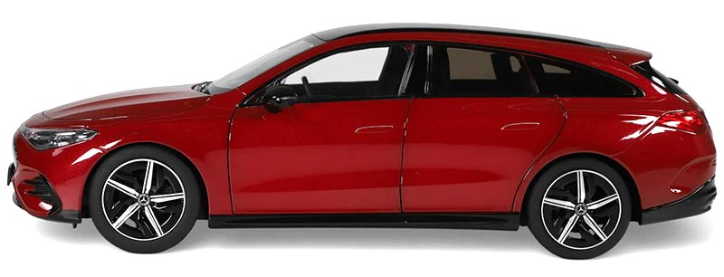 Mercedes-Benz CLA Shooting Brake with EQ Technology patagonia red 1:18 NZG
