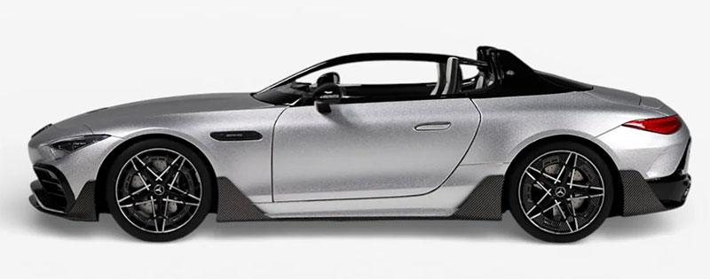 Mercedes-AMG PureSpeed silver 1:18 NZG