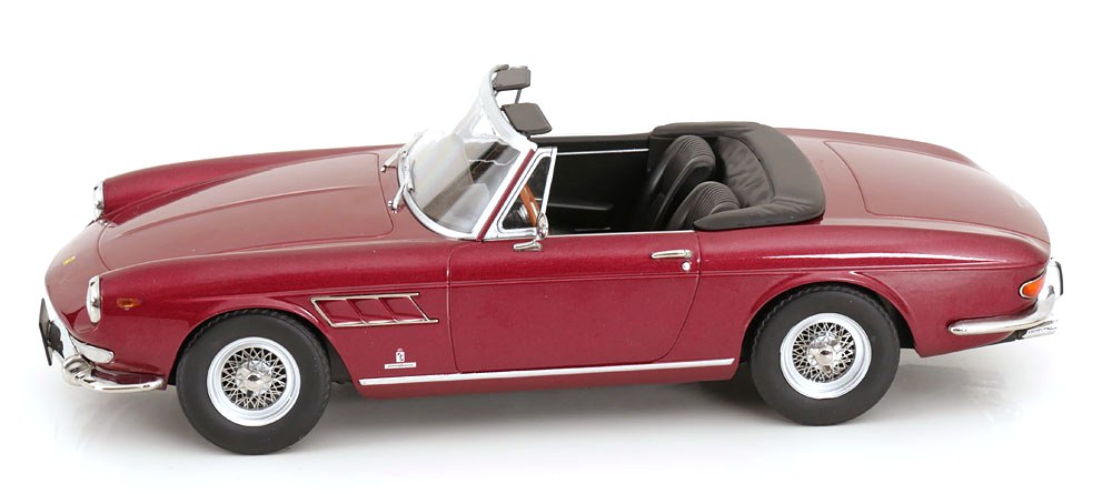Ferrari 275 GTS Pininfarina Spyder 1964 Personal Car Steve McQueen red metallic 1:18 KK Scale