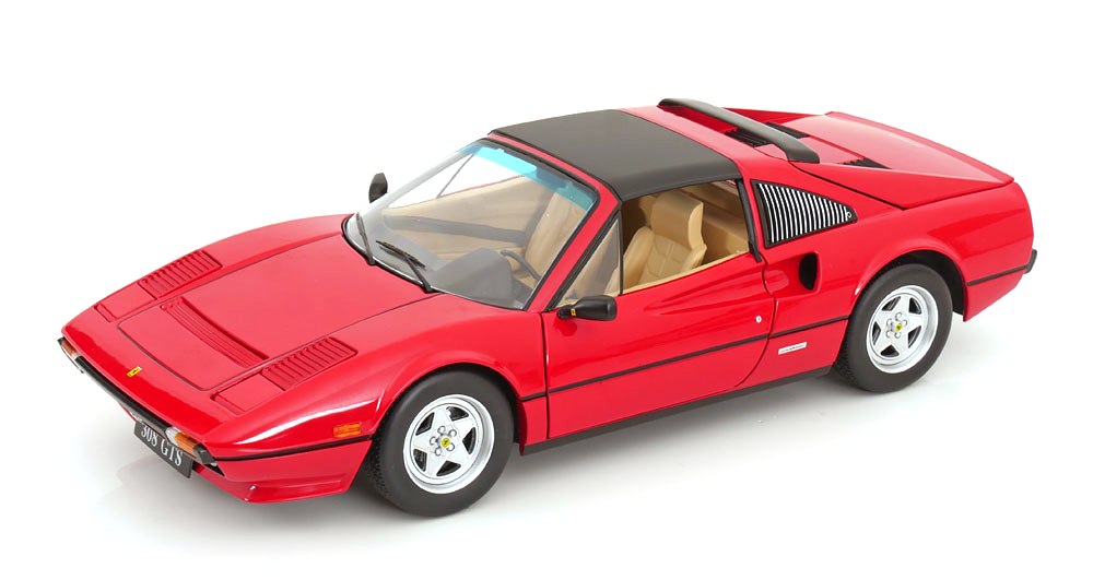 Ferrari 308 GTS Quattrovalvole European Version 1982 red 1:12 KK Scale