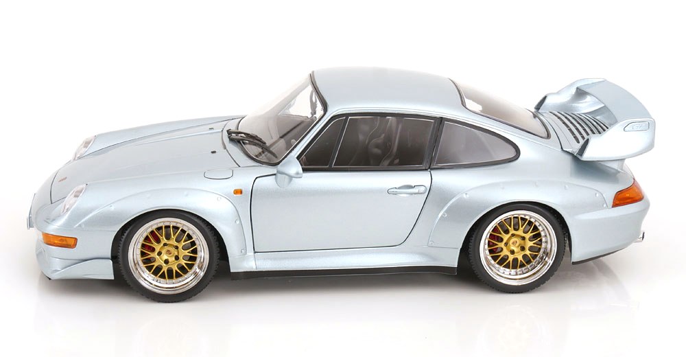 Porsche 911 993 GT2 1996 BBS Rims silver 1:12 KK Scale