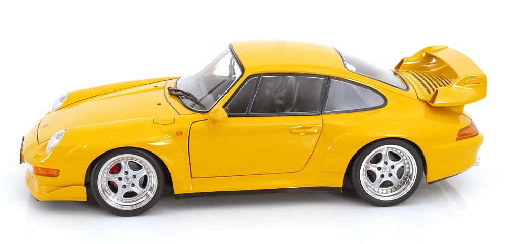 Porsche 911 993 GT2 1996 Speedline Rims yellow 1:12 KK Scale
