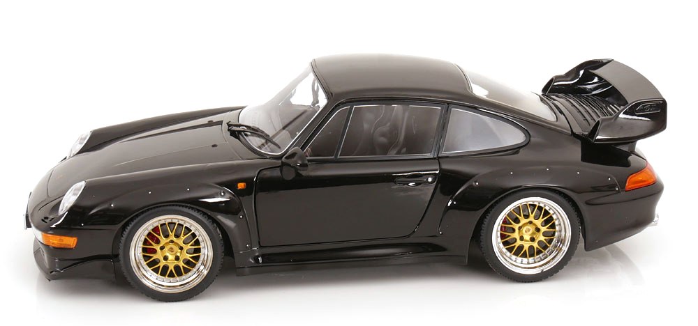 Porsche 911 993 GT2 1996 BBS Rims black 1:12 KK Scale