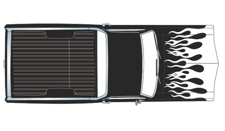 Chevrolet El Camino Customs Cruise 1965 black 1:18 Acme Diecast