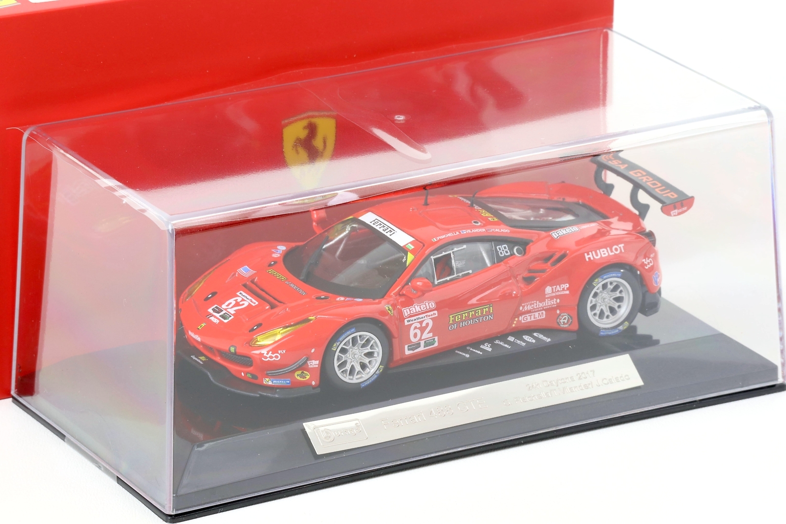 Ferrari 488 GTE #62 Fisichella/Vilander/Calado 7th 24h Daytona 2017 1:43 Bburago